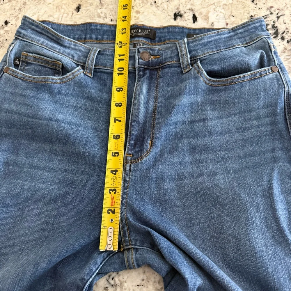 Judy Blue High Waist Classic Flare Denim Jeans 13/31 JB82588MD - Picture 10 of 15